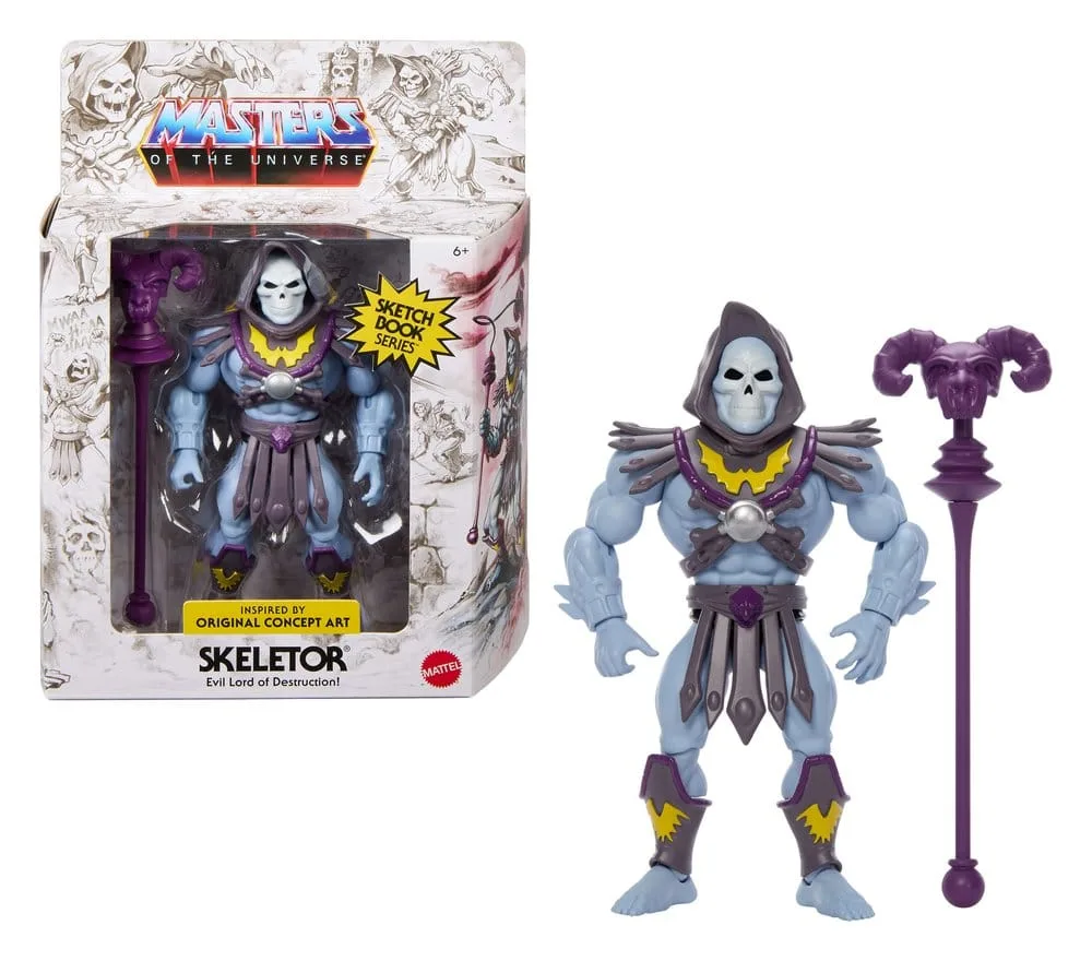 Masters of the Universe Action Figure – Sketchbook Skeletor 14 cm 2