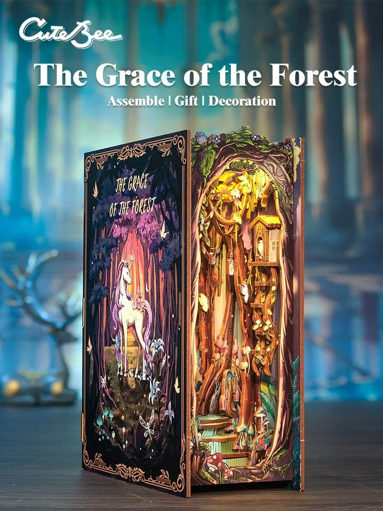 The Grace of Forest Book Nook – Wooden Puzzle 22 x 8 cm 18