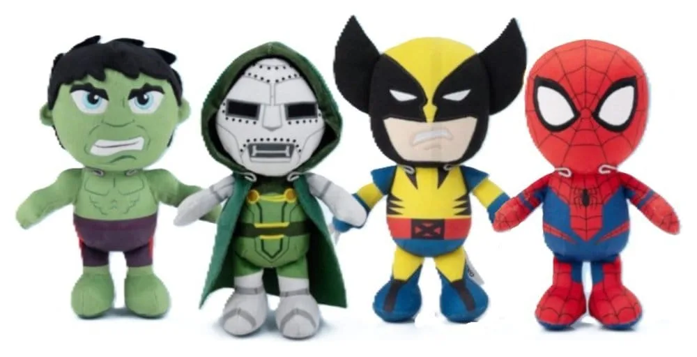 Disney Marvel Plush Figures – 4-Character Assortment 15 cm
