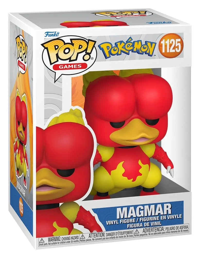 Pokémon Vinyl Figure – Funko POP Games Magmar 9 cm 2