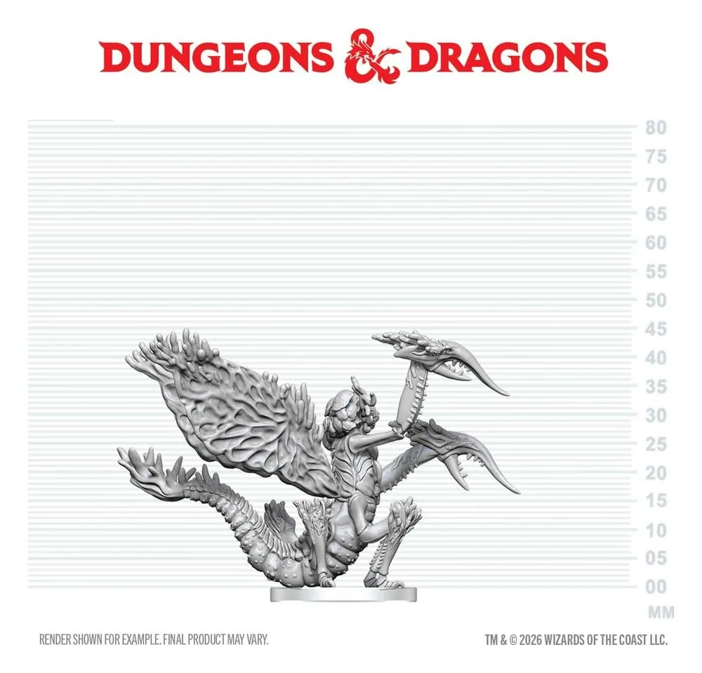 Dungeons & Dragons Miniature – Unpainted Mi-Go 14 cm 4