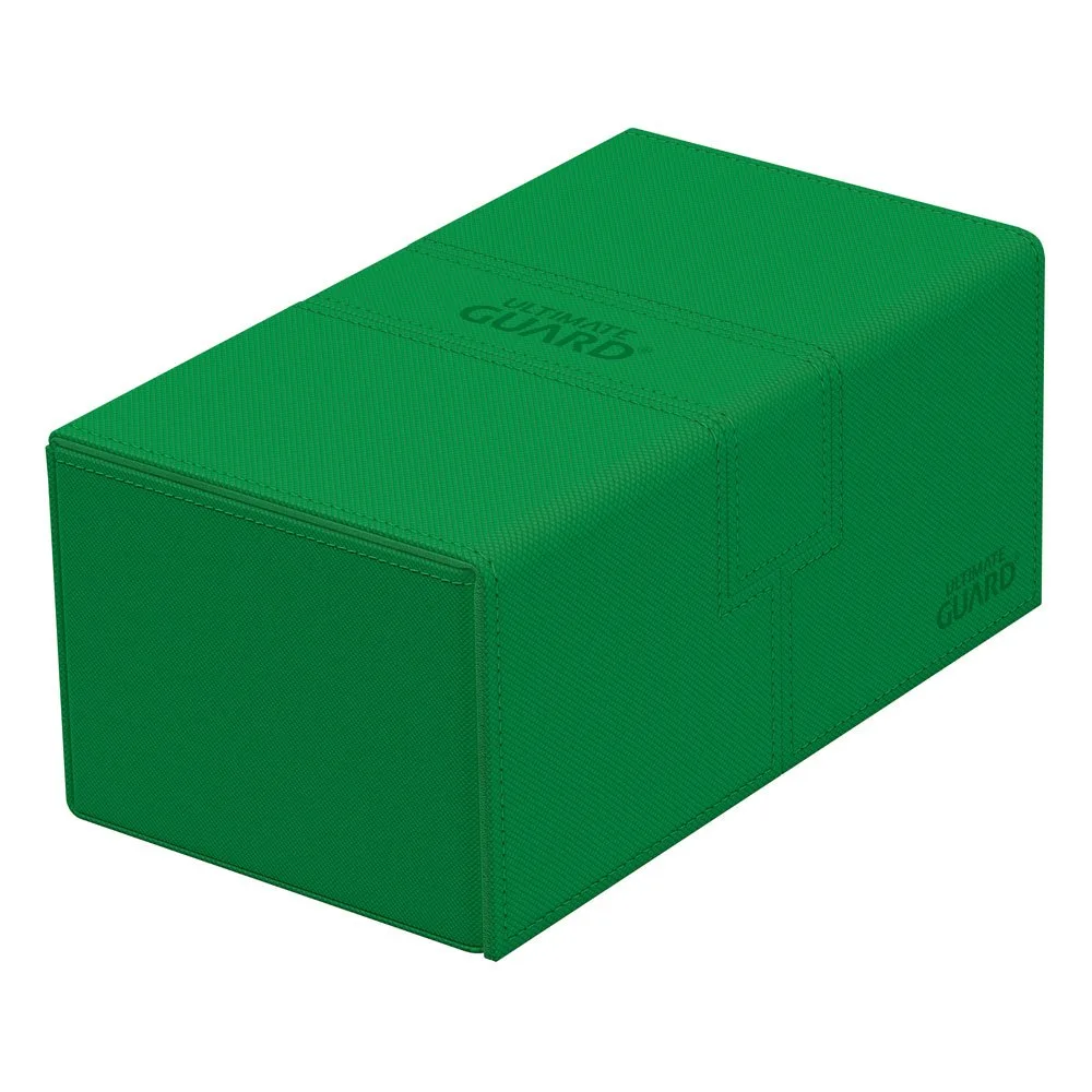Ultimate Guard Deck Box – Twin Flip’n’Tray 200+ Xenoskin Green