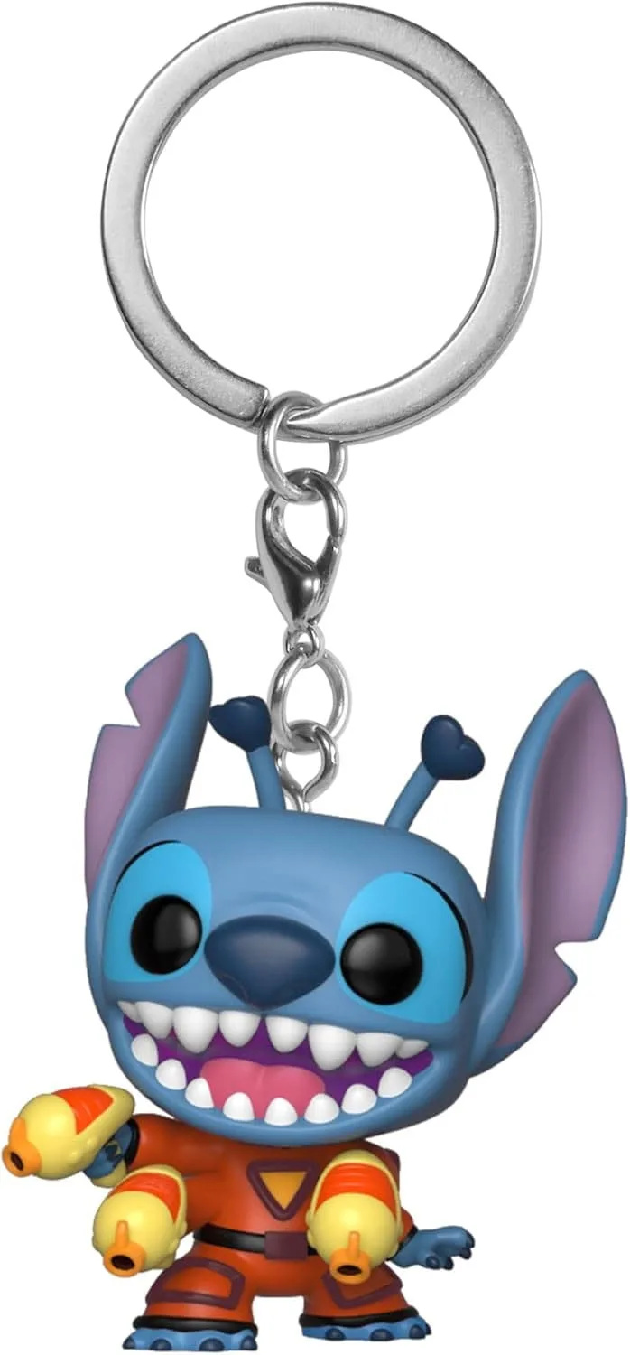 Lilo & Stitch Pop Keychains – Stitch with Blaster 12-Pack 4 cm