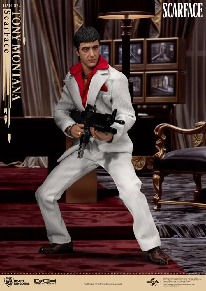 Scarface actiefiguur – Tony Montana in wit pak 20 cm 4