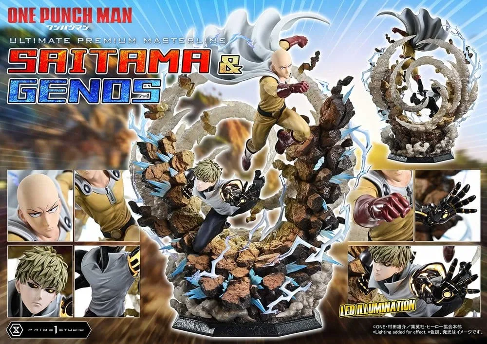 One-Punch Man Statue – Saitama & Genos 1/4 Scale 73 cm 7