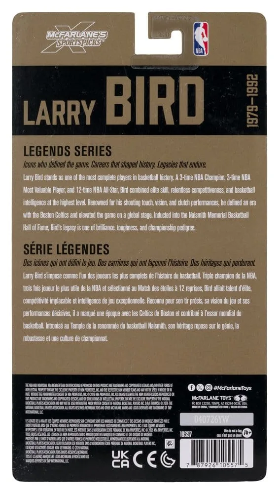 NBA Action Figure – Legends Series Larry Bird Boston Celtics 15 cm 9