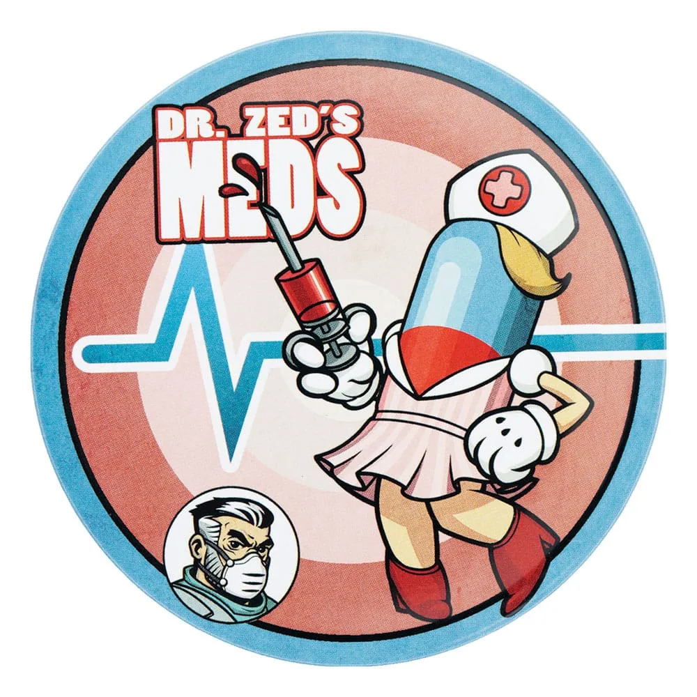 Borderlands Coaster Set – Four Metal Designs 89 mm 6