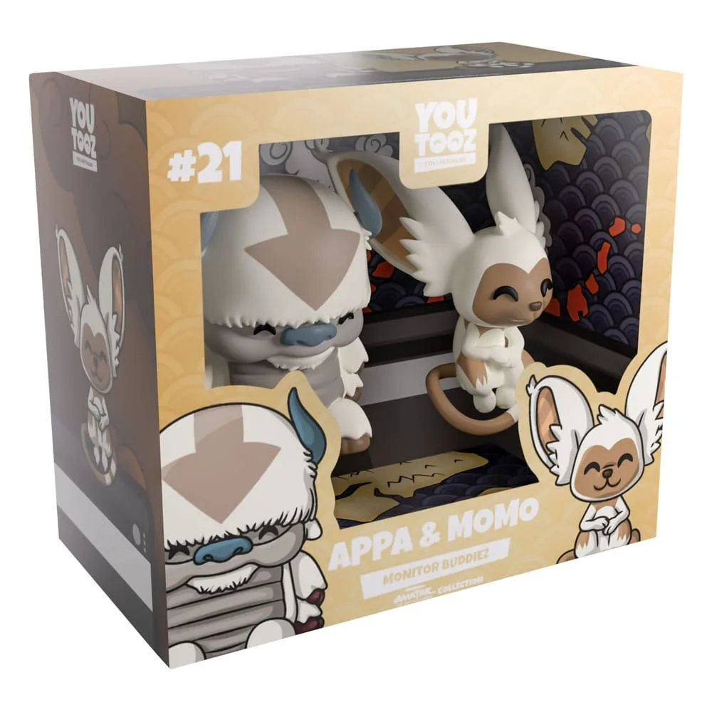 Avatar Vinyl Figures – Appa and Momo Monitor Buddiez 5 cm 7