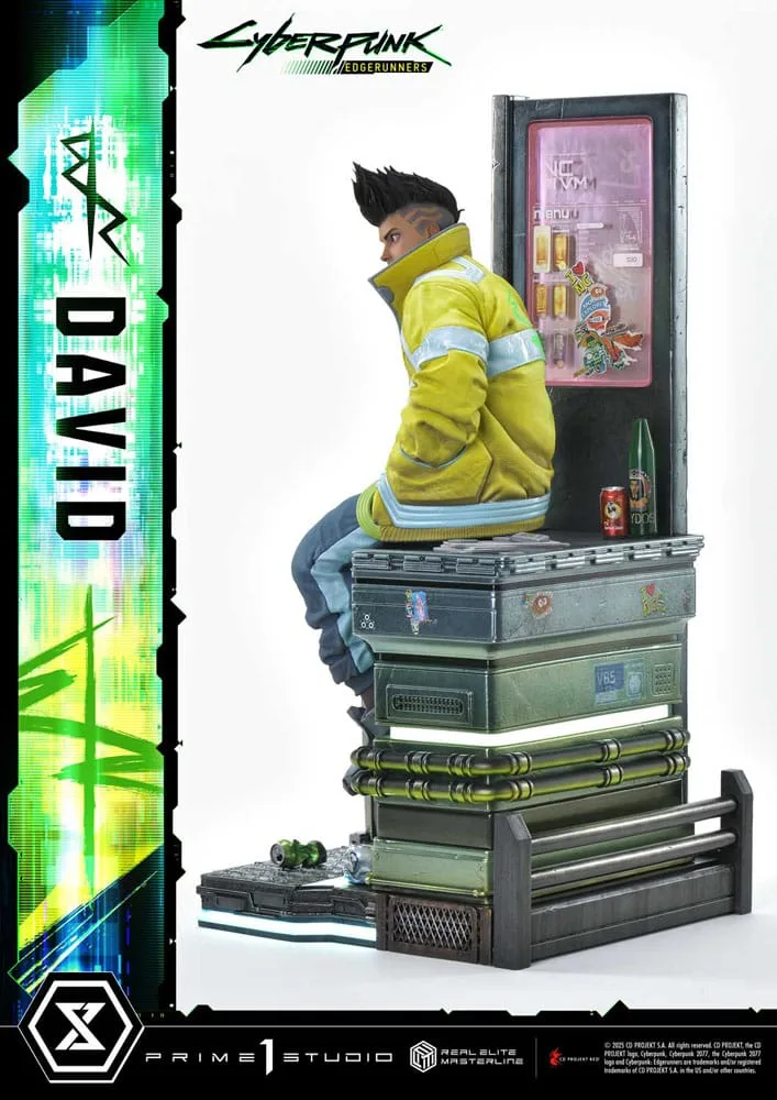 Cyberpunk Edgerunners Statue – David Bonus Version 58 cm 20