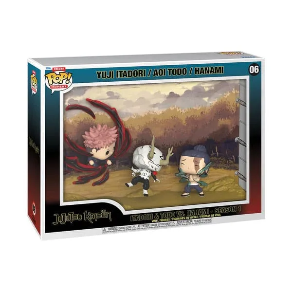 Jujutsu Kaisen Vinyl Figures – Itadori & Todo vs Hanami 9 cm 2