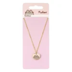 Pusheen Necklace – Pink and Gold Heart 45 cm 4