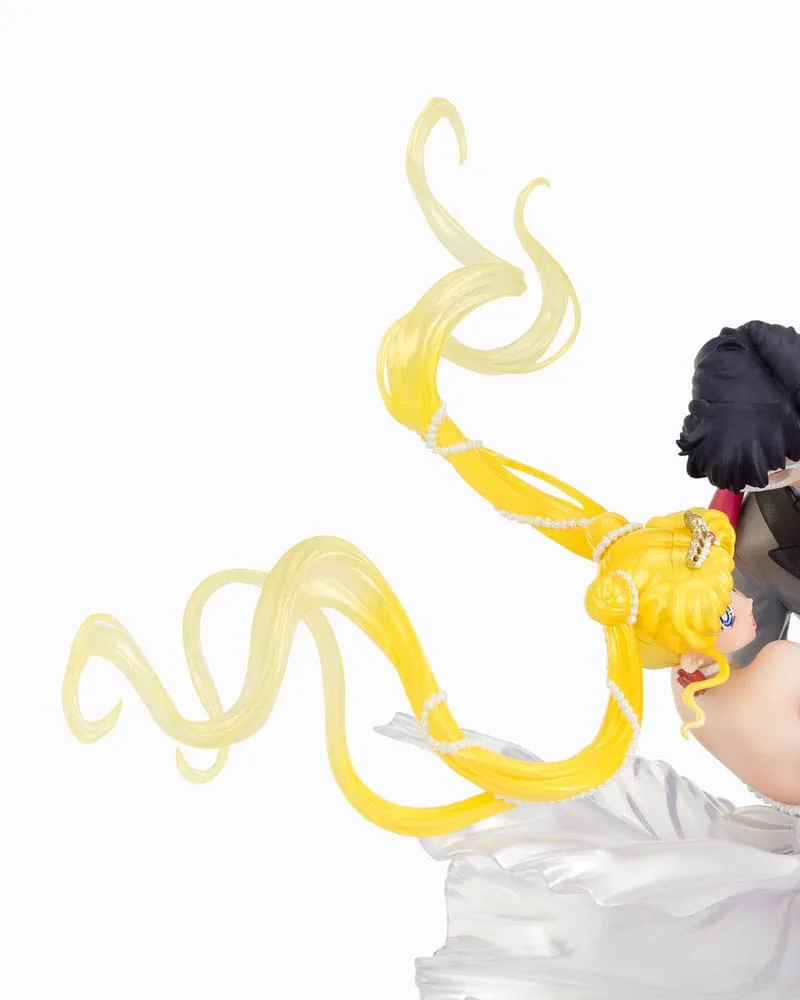 Sailor Moon Statue – Usagi and Tuxedo Mask Moonlight Glow 24 cm 3