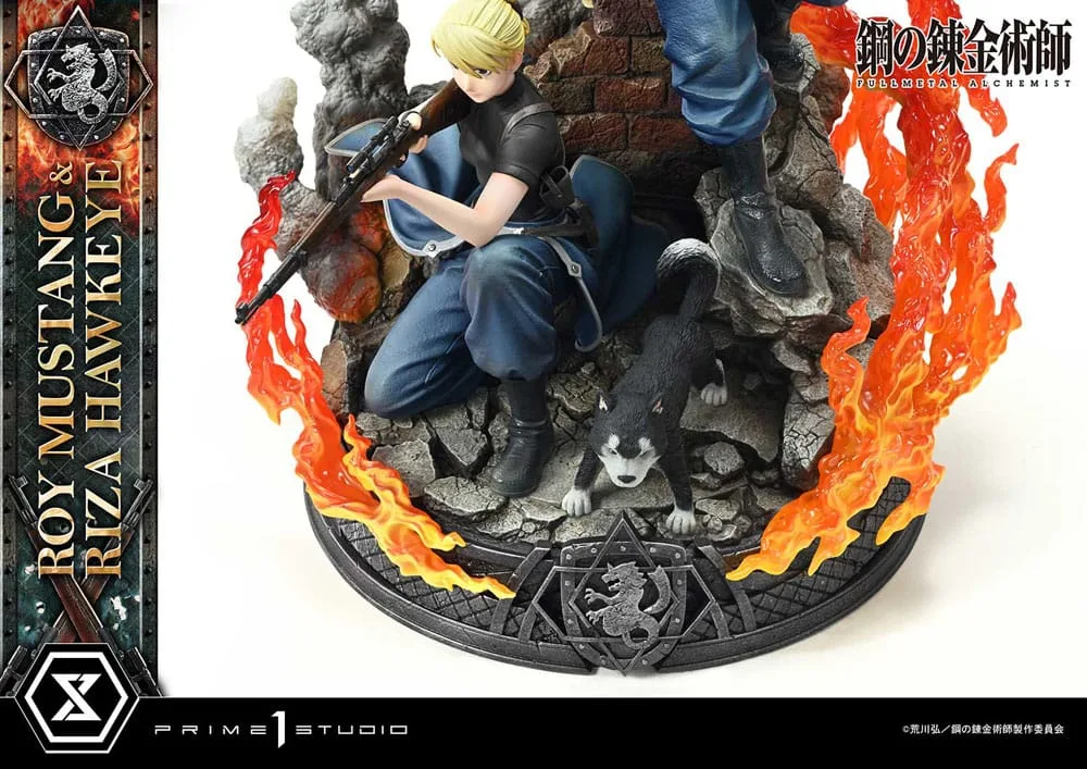 Fullmetal Alchemist Statue – Roy Mustang & Riza Hawkeye 50 cm 24