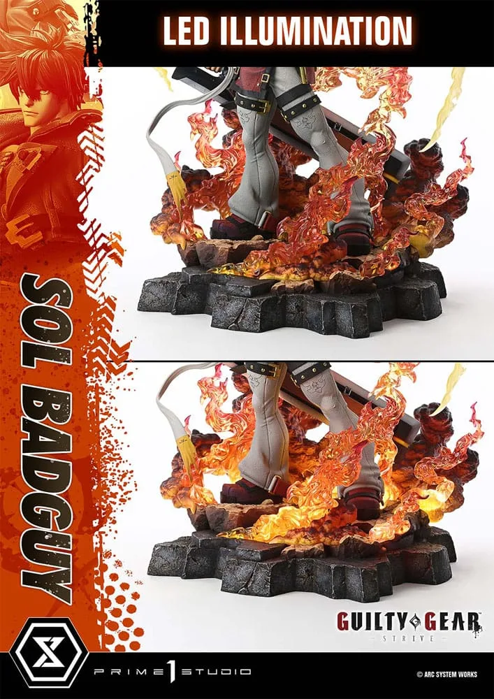 Guilty Gear Strive Statue – Sol Badguy Bonus Version 82 cm 15