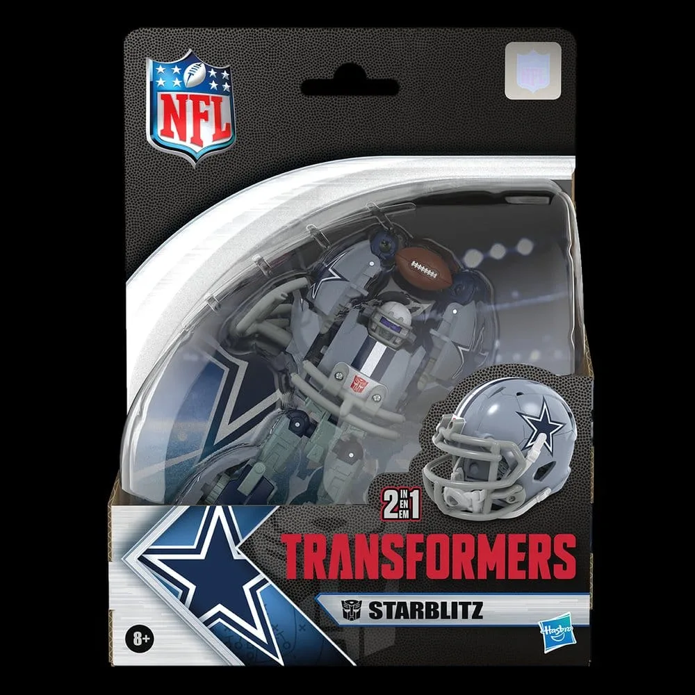 Transformers x NFL Action Figure – Dallas Cowboys Starblitz 14 cm 16