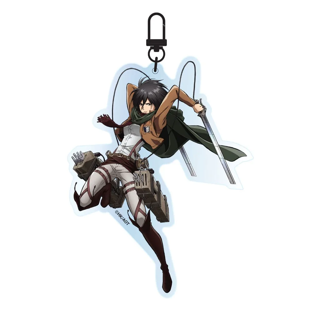 Attack on Titan Acrylic Keychain – Mikasa Ackermann