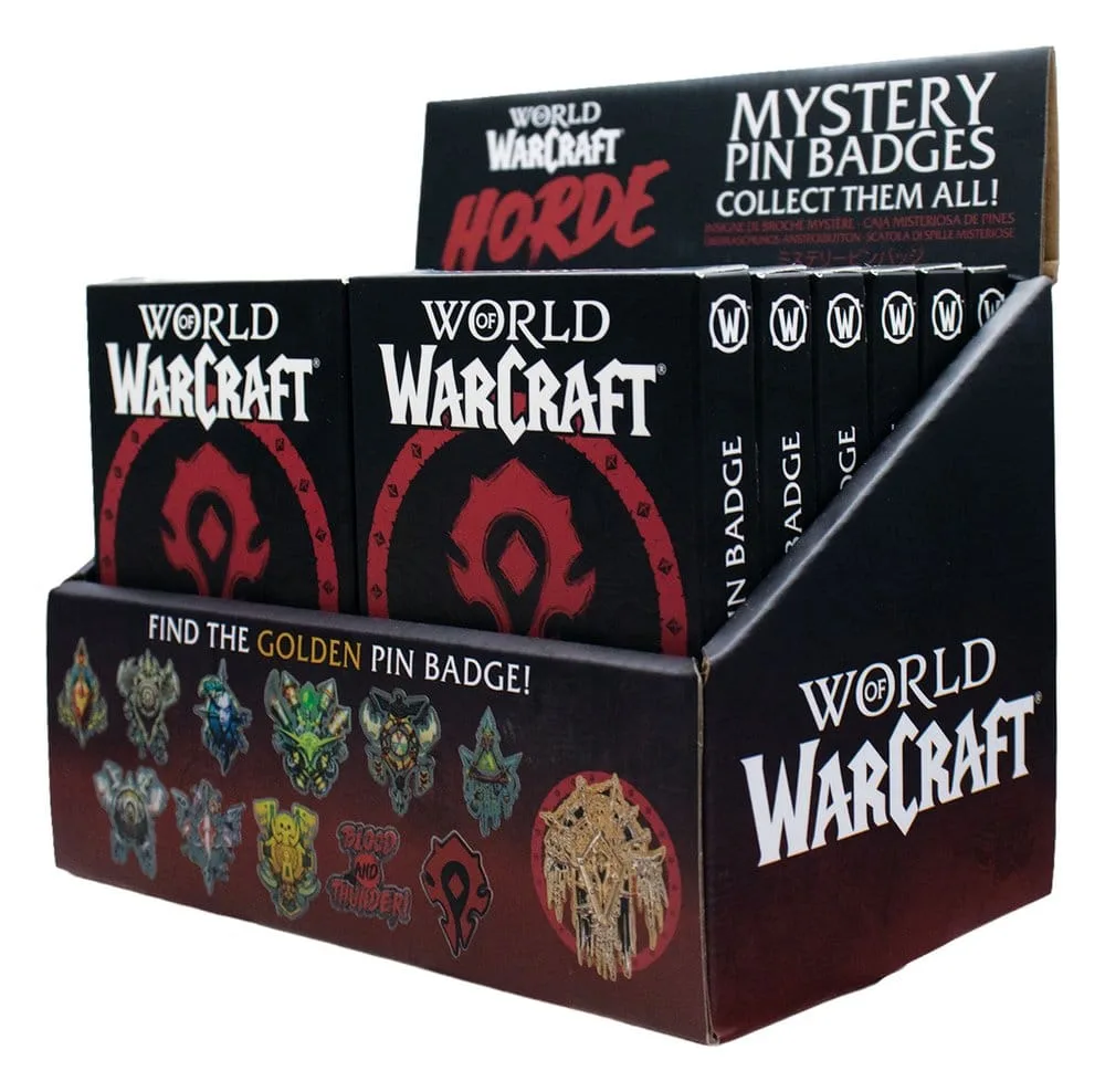 World of Warcraft Mystery Pin Display – Horde 12 Badges 4