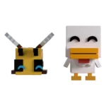 Minecraft Vinyl Figures – Bee and Chicken Monitor Buddiez 1