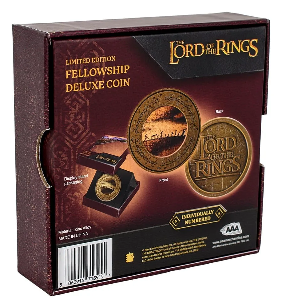 Lord of the Rings Coin – The Fellowship with Display Stand 3