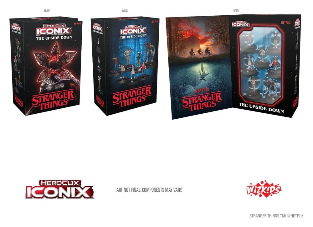 Stranger Things Miniature Set – HeroClix Iconix The Upside Down 11