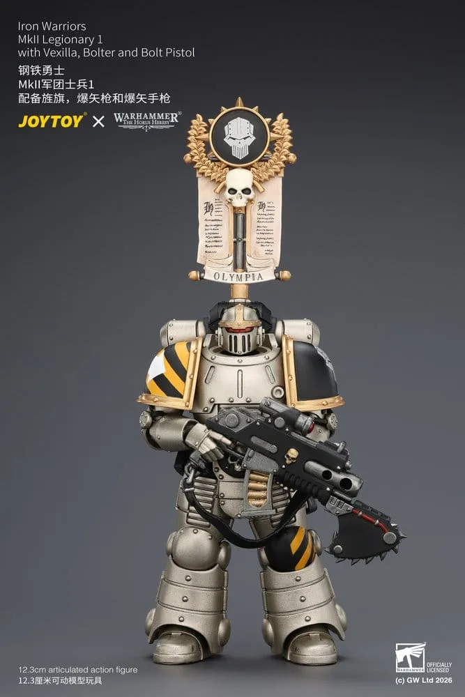 Warhammer Action Figure – Iron Warriors MkII Legionary 1 12.3 cm 13
