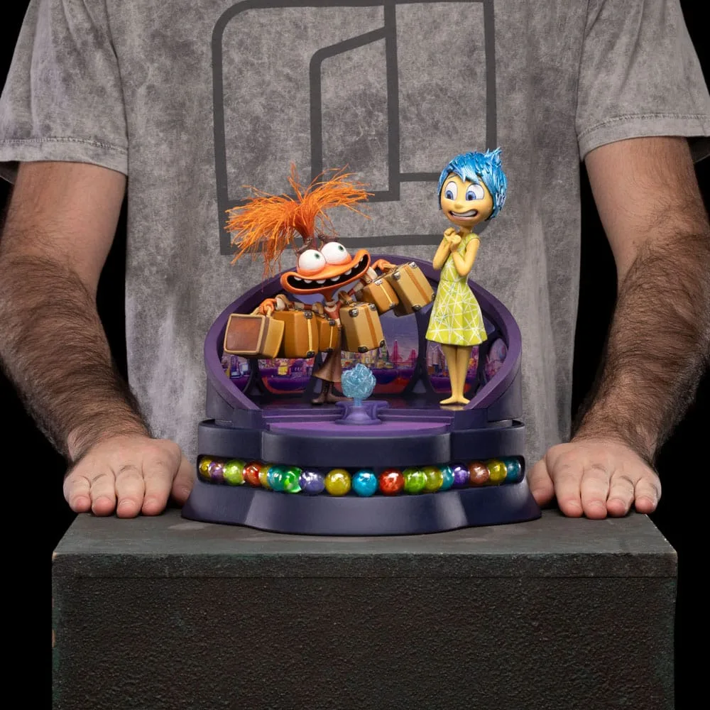 Inside Out 2 Statue – Joy and Anxiety Deluxe Art Scale 26 cm 5
