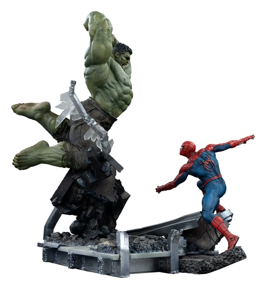 Marvel Comics Statue – Spider-Man vs Hulk 1:10 38 cm 6