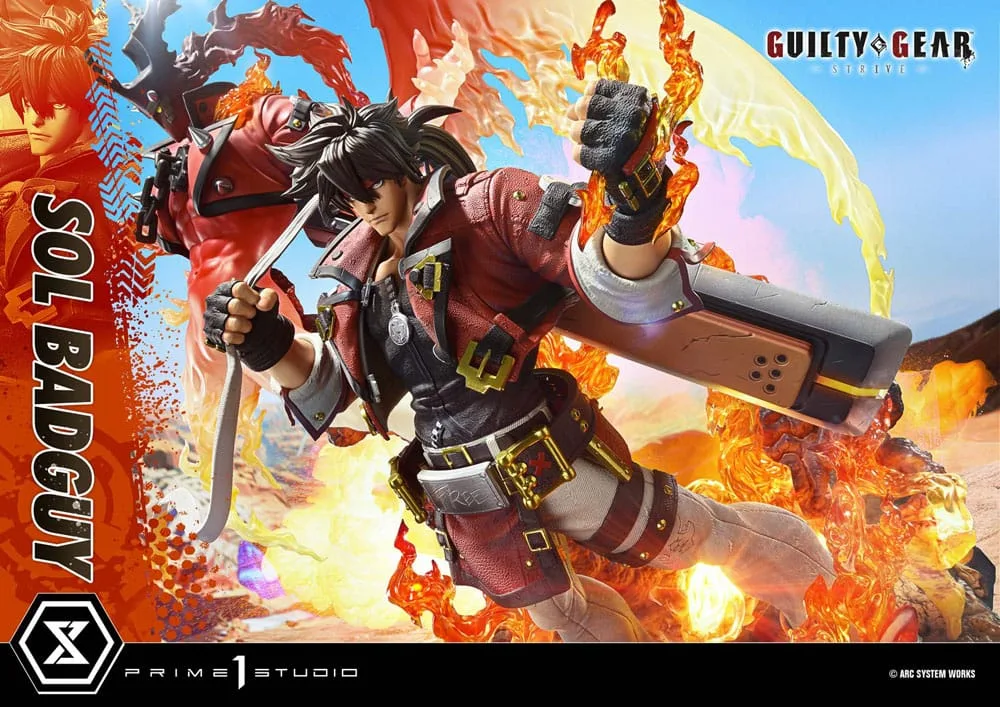 Guilty Gear Strive Statue – Sol Badguy Bonus Version 82 cm 13
