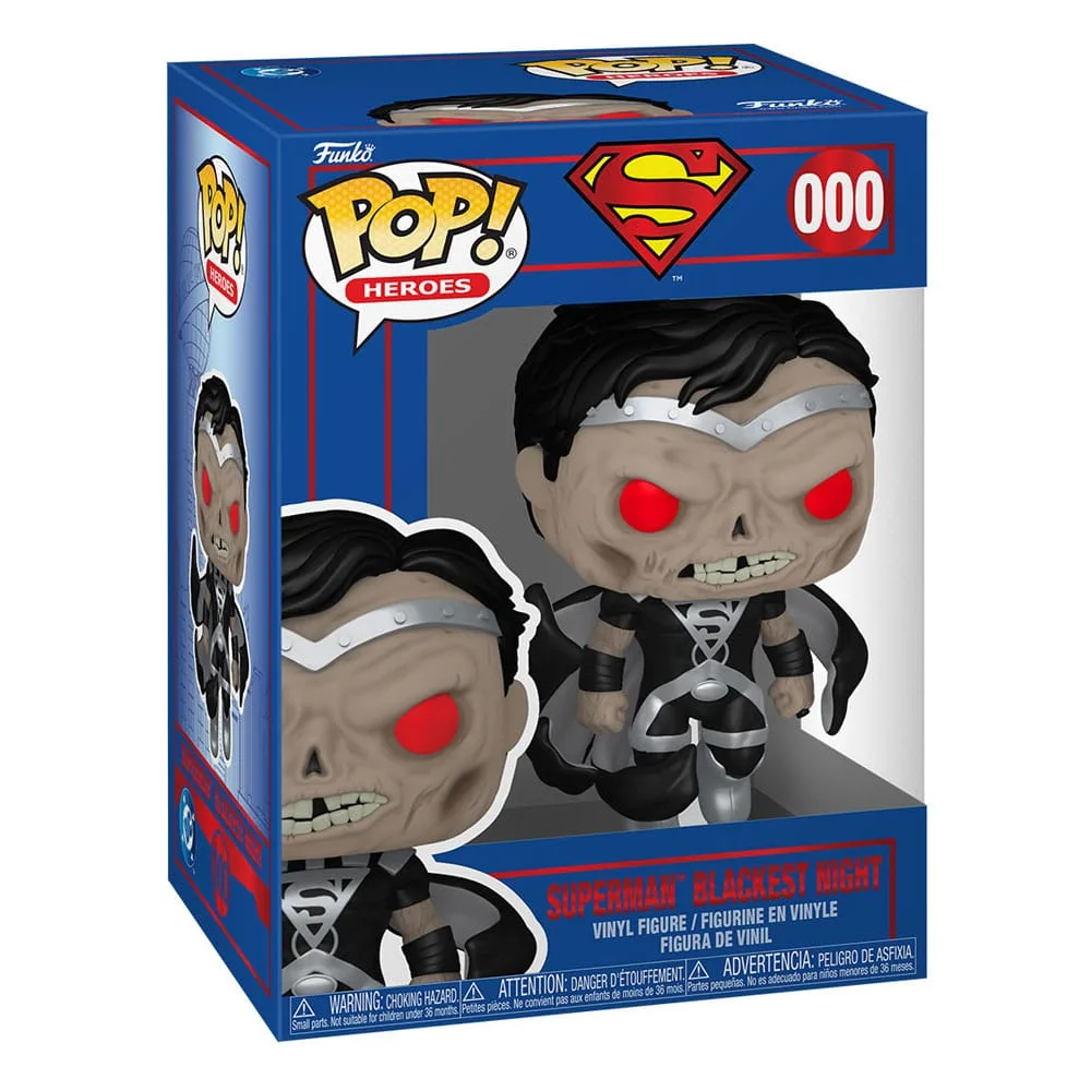DC Comics Vinyl Figure – Funko Pop Superman Blackest Night 9 cm 2