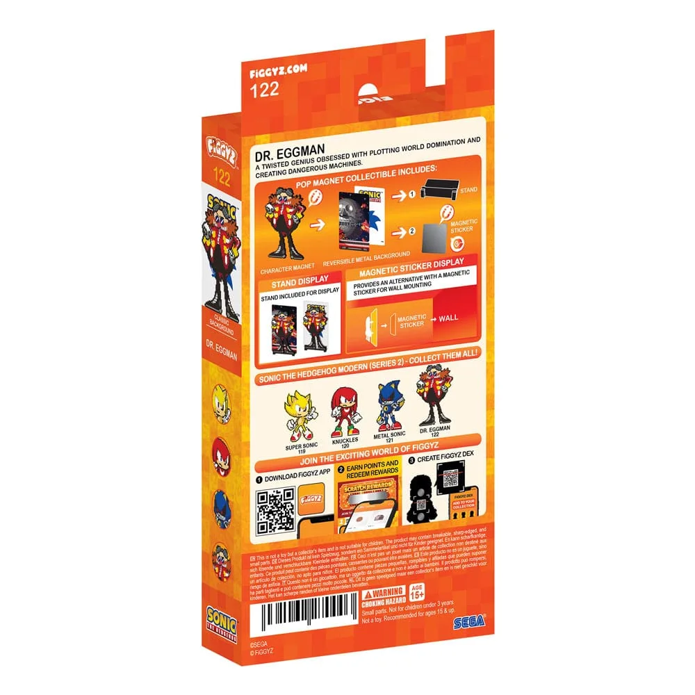 Sonic the Hedgehog Magnet – FiGGYZ Dr. Eggman 11 cm 3