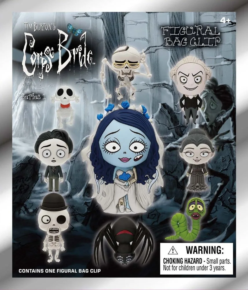 Corpse Bride Bag Clips – Series 1 Blind Bag Display 24-Pack 2