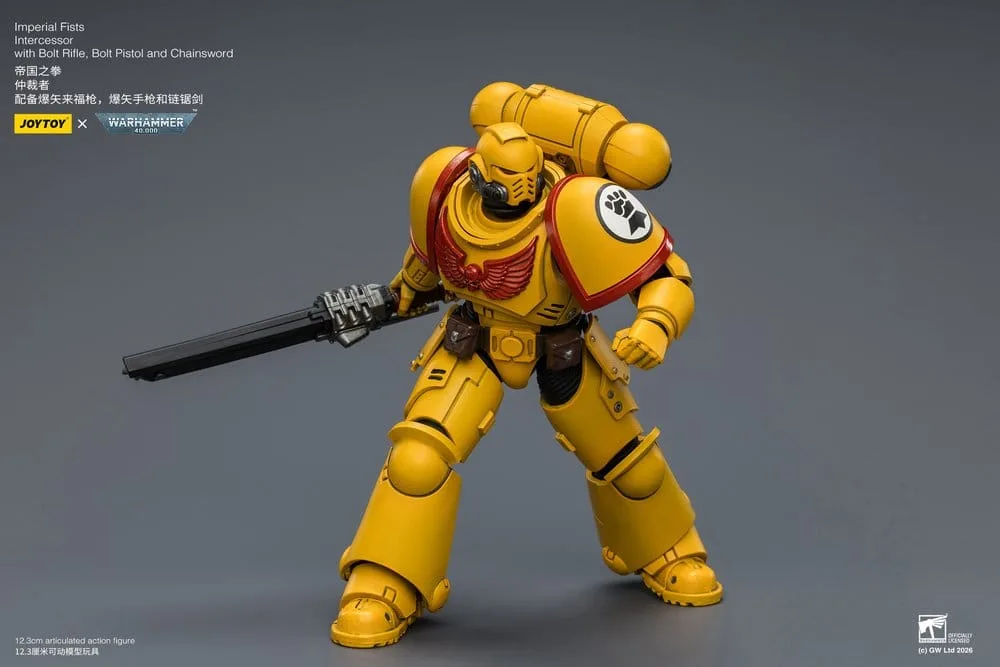 Warhammer 40K Action Figure – Imperial Fists Intercessor 12.3 cm 16