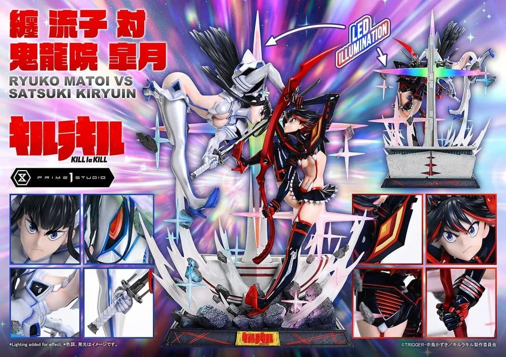 Kill la Kill Statue – Ryuko vs Satsuki Bonus Version 62 cm 10