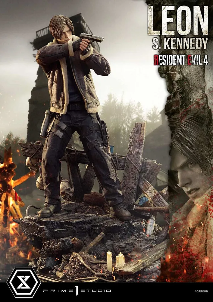 Resident Evil 4 Statue – Leon S. Kennedy 1/4 Scale 64 cm 15