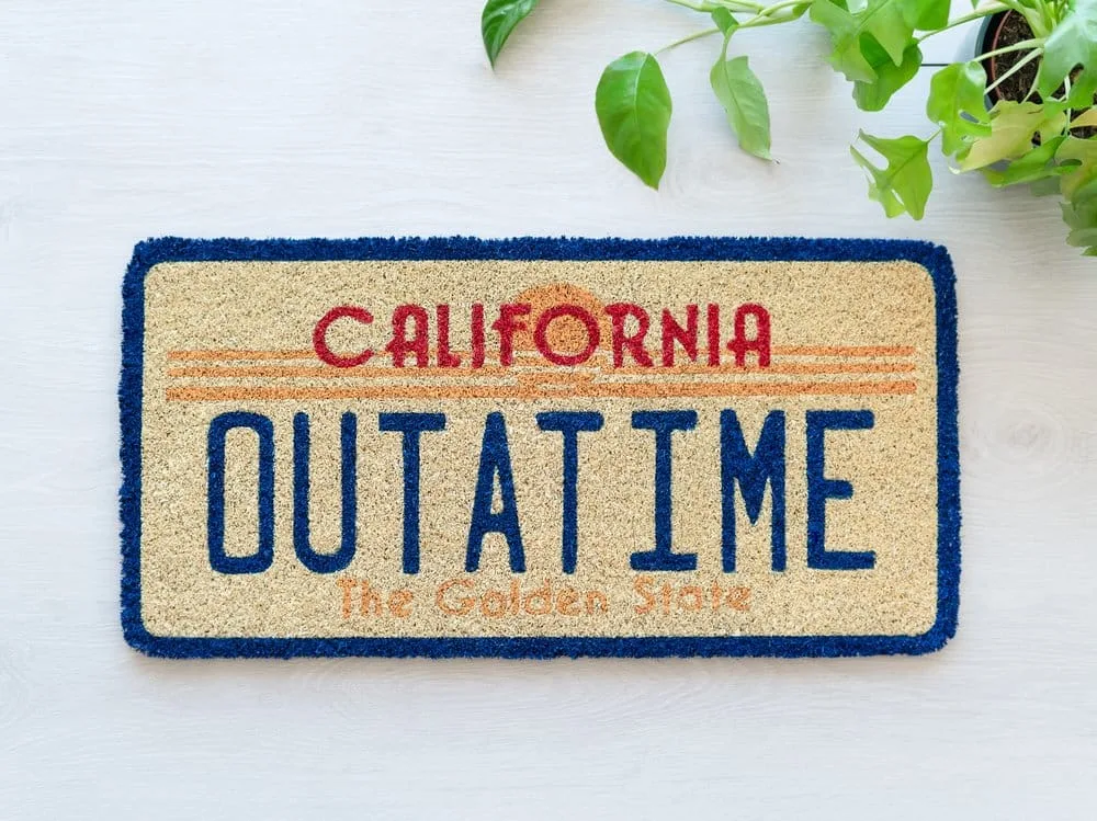 Back to the Future Doormat – Coconut Fibre 60 x 30 cm 7