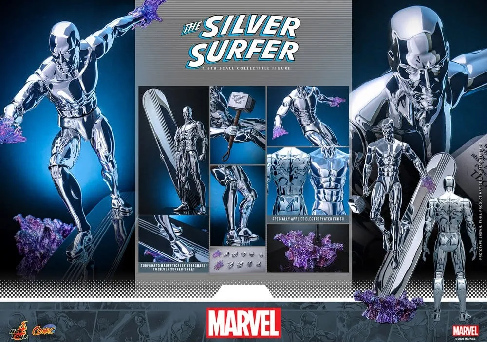 Marvel Action Figure – Silver Surfer 1/6 Scale 32 cm 20