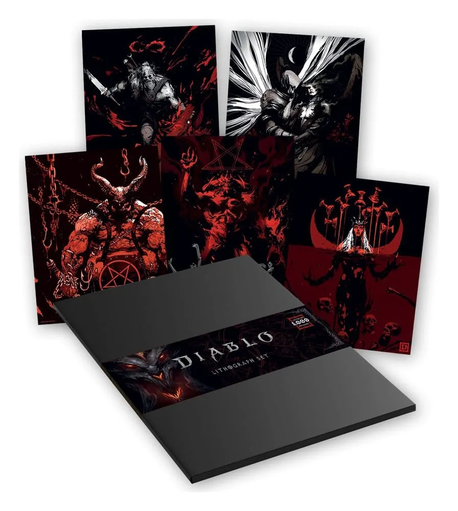 Diablo Art Print Set – Five Limited Edition Prints 36 x 28 cm 9