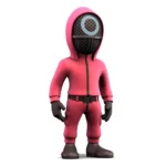 Squid Game Figure – Minix Masked Circle Guard 12 cm 1