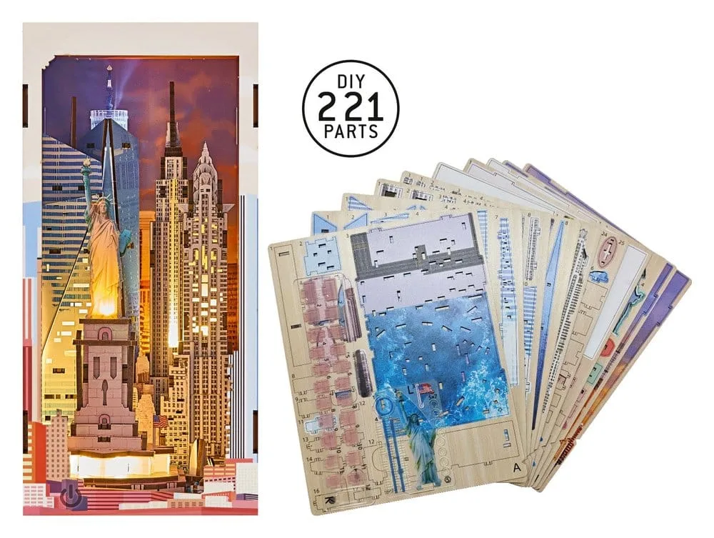 New York Book Nook Diorama – Revell Tiny Adventures 18 cm 4