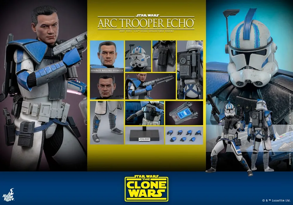 Star Wars Action Figure – The Clone Wars ARC Trooper Echo 30 cm 20
