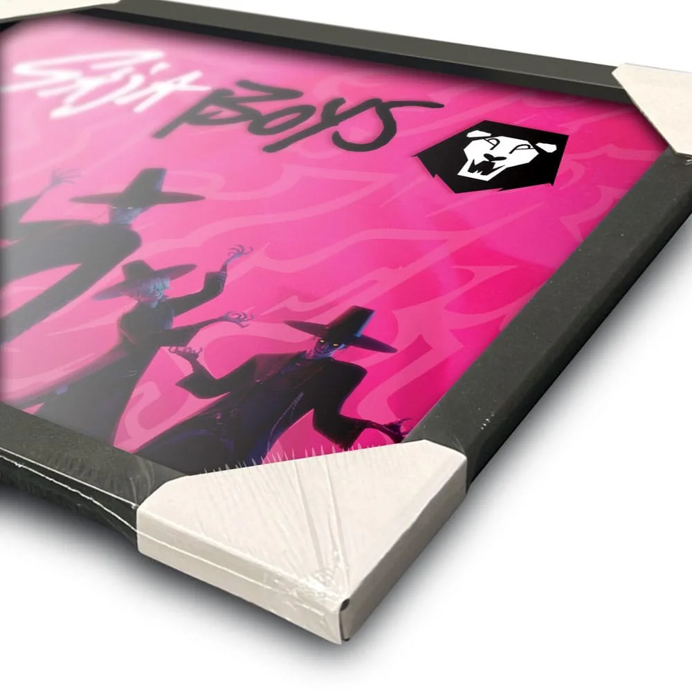 KPop Demon Hunters Framed Poster – Saja Boys Idol 40 x 30 cm 3