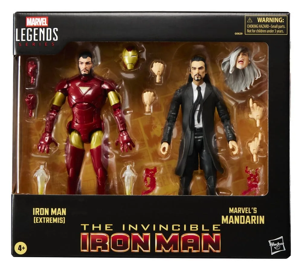 Marvel Action Figure 2-Pack – Extremis Iron Man and Mandarin 15 cm 5