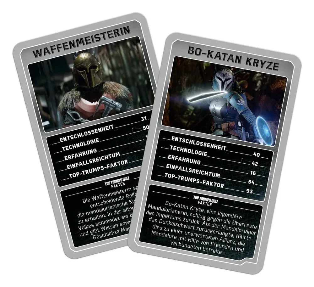 The Mandalorian and Grogu Card Game – Top Trumps German 7
