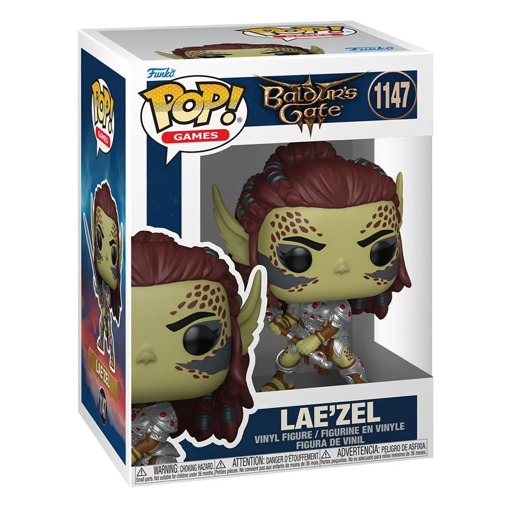 Baldur’s Gate 3 Vinyl Figure – Pop Games Lae’zel with Sword 9 cm 2