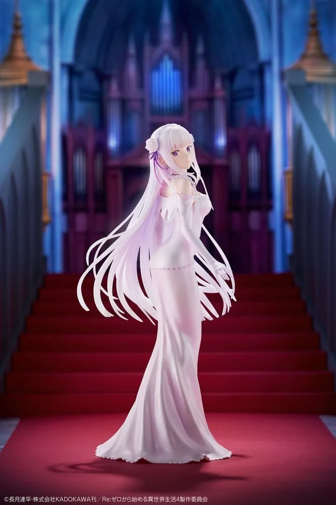 Re:ZERO Figure – Emilia Wedding Dress 24 cm 11