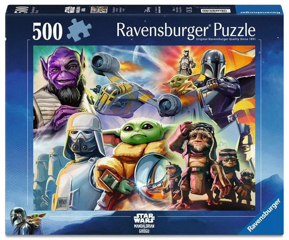 Star Wars Jigsaw Puzzle – The Mandalorian and Grogu 500 Pieces