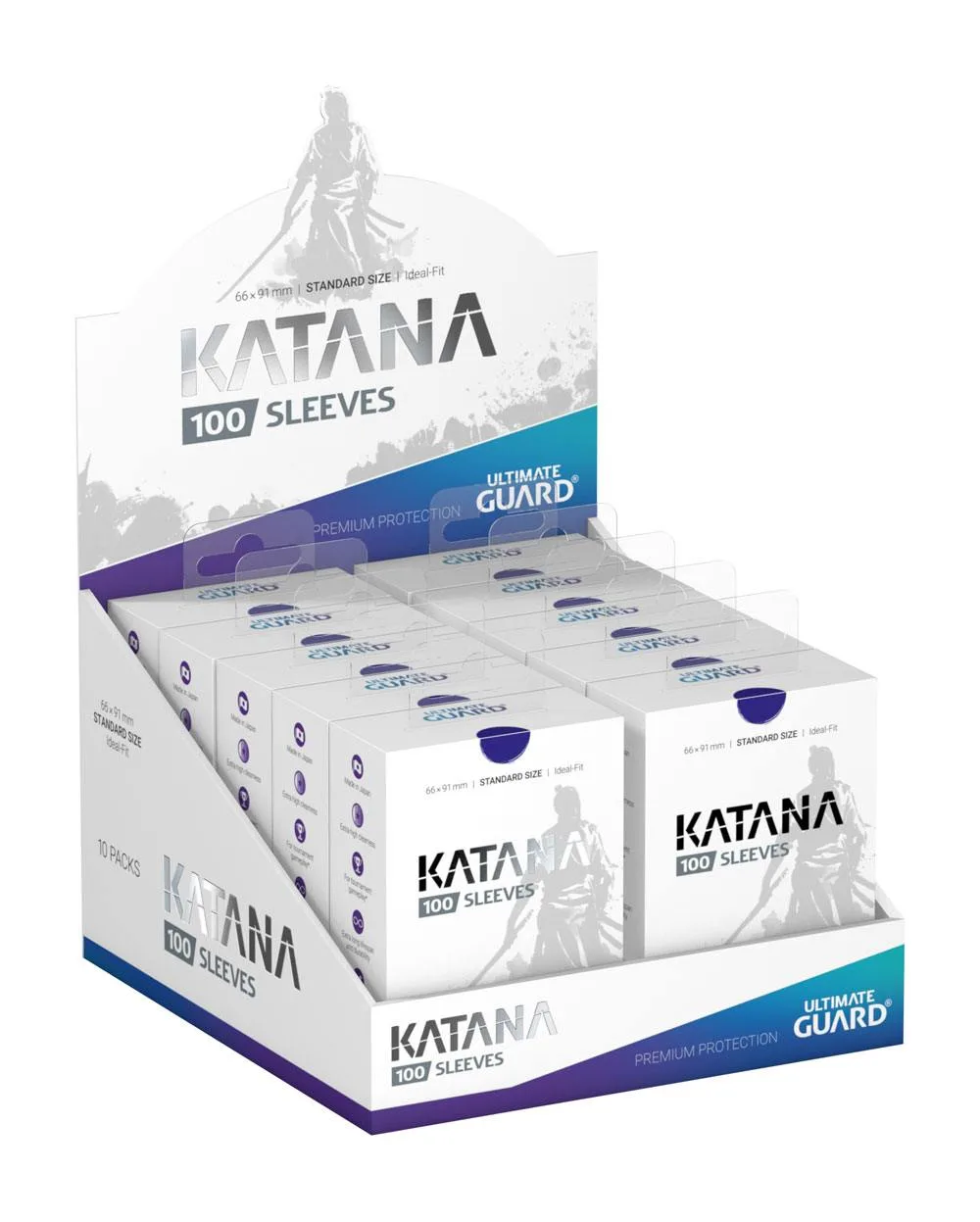 Ultimate Guard Card Sleeves – Katana Blue 100 Pack 66 x 91 mm 5