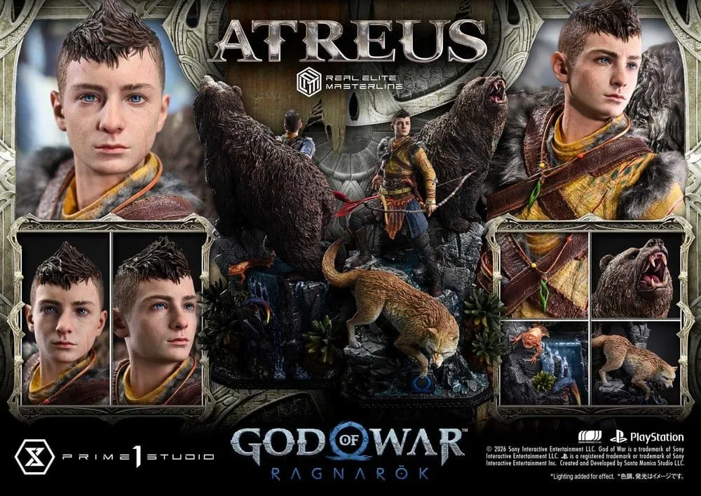 God of War Ragnarok Statue – Atreus 1/3 Scale 96 cm 2