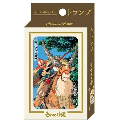 Princess Mononoke Playing Cards – 52 Cards and 2 Jokers