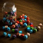 RPG Dobbelstenenset – 80 gemengde dobbelstenen in pot 2